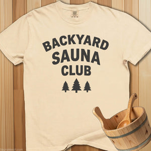 Backyard Sauna Club T-Shirt - SaunaMerch