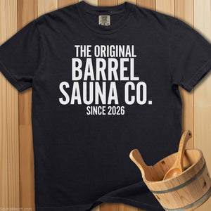 Original Barrel Sauna Company T-Shirt - Black