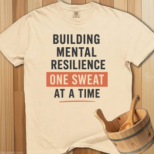 Mental Resilience Sauna T-Shirt - Ivory