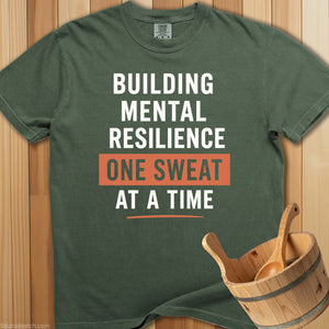 Mental Resilience Sauna T-Shirt - Moss