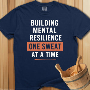 Mental Resilience Sauna T-Shirt - Navy