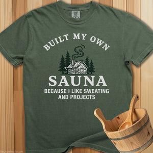 Built My Own Sauna, I Like Sweating And Projects - SaunaMerch