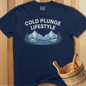 Cold Plunge Lifestyle T-Shirt - SaunaMerch