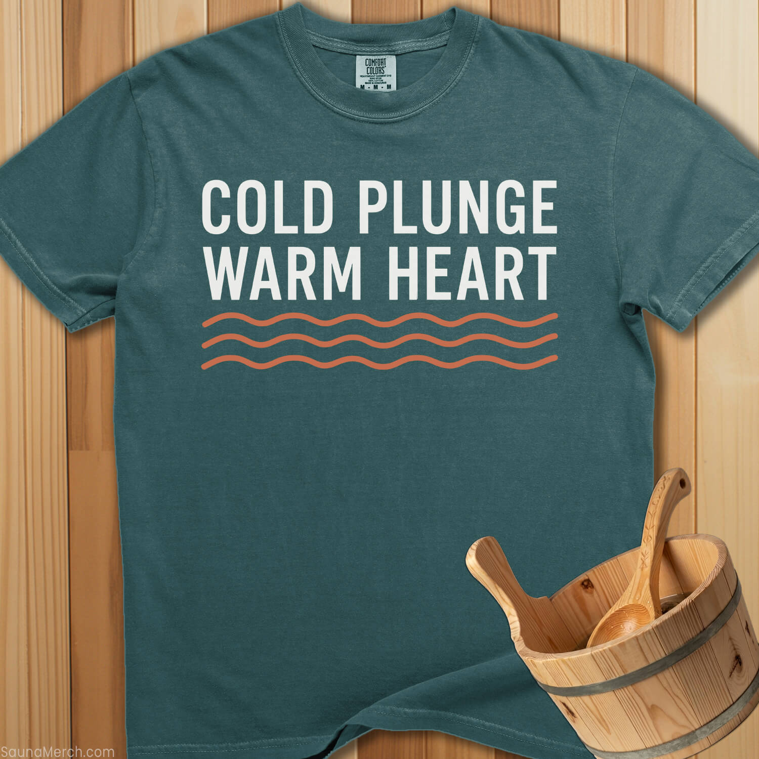 Cold Plunge Warm Heart T-Shirt - SaunaMerch