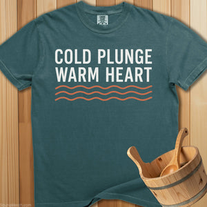 Cold Plunge Warm Heart T-Shirt - SaunaMerch