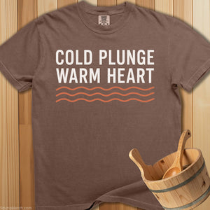 Cold Plunge Warm Heart T-Shirt - SaunaMerch