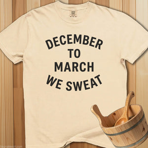 December to March Sweat T-Shirt - Ivory