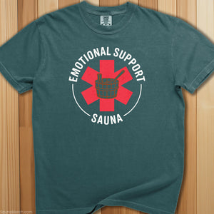 Emotional Support Sauna T-Shirt - SaunaMerch