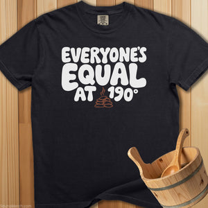 Everyone's Equal at 190 Degrees T-Shirt - Black