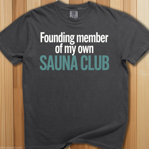 Founding Member Sauna Club T-Shirt - SaunaMerch