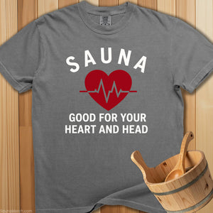 Sauna: Good For Your Heart and Head - Grey