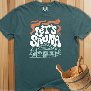 Let's Sauna T-Shirt - SaunaMerch
