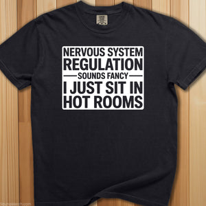Nervous System Regulation Sauna T-Shirt - SaunaMerch