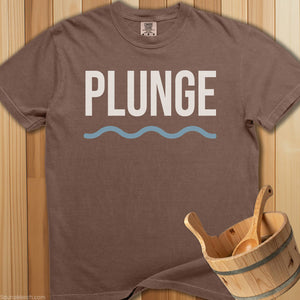 Plunge Wave Design T-Shirt - SaunaMerch