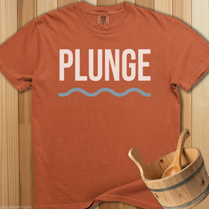 Plunge Wave Design T-Shirt - SaunaMerch