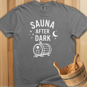 Sauna After Dark T-Shirt - SaunaMerch