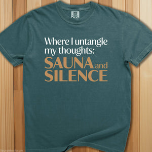 Sauna And Silence Untangle T-Shirt - SaunaMerch