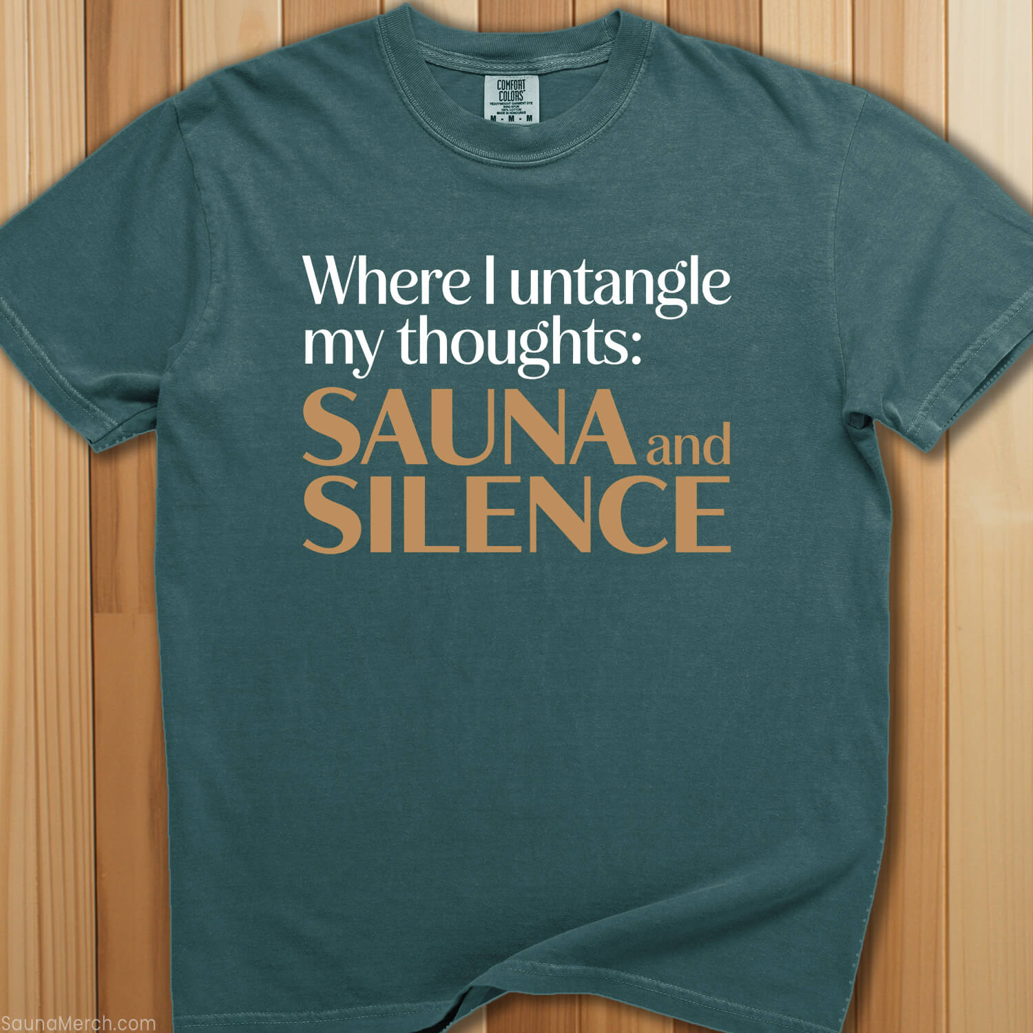 Sauna And Silence Untangle T-Shirt - SaunaMerch