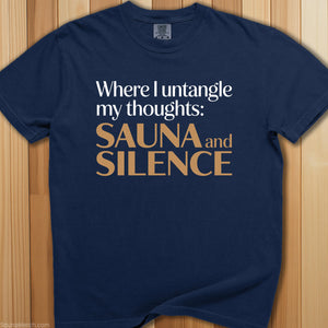 Sauna And Silence Untangle T-Shirt - SaunaMerch