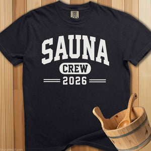 Sauna Crew 2026 T-Shirt - Black