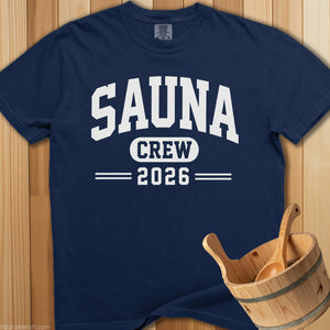 Sauna Crew 2026 T-Shirt - Navy
