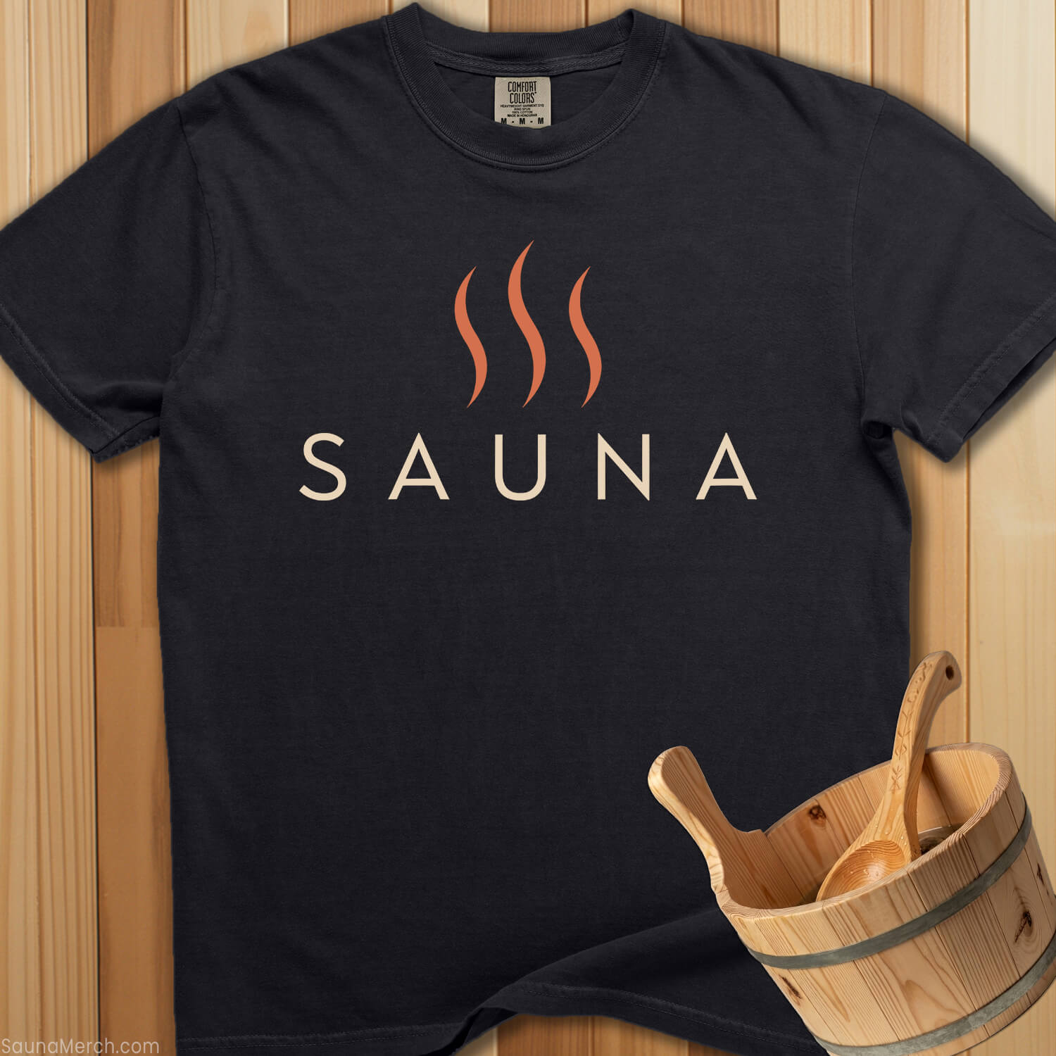 Sauna Heat Wave T-Shirt - SaunaMerch