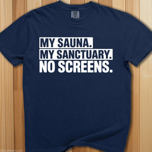 Sauna, My Sanctuary T-Shirt - SaunaMerch