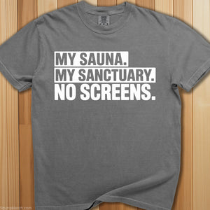 Sauna, My Sanctuary T-Shirt - SaunaMerch