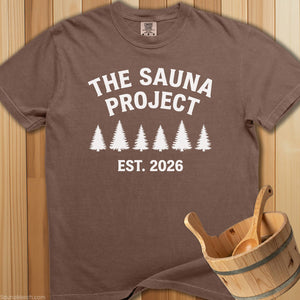 Sauna Project 2026 T-Shirt - SaunaMerch
