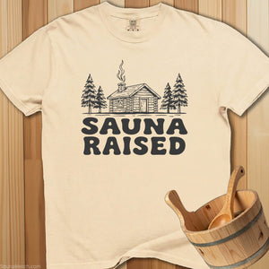 Sauna Raised T-Shirt - SaunaMerch
