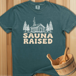 Sauna Raised T-Shirt - SaunaMerch