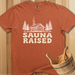 Sauna Raised T-Shirt - SaunaMerch