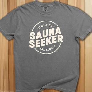 Sauna Seeker T-Shirt - SaunaMerch