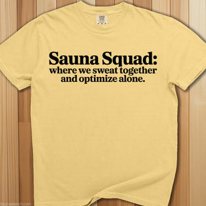 Sauna Squad, Sweat Together T-Shirt - SaunaMerch