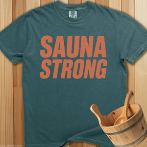 Sauna Strong T-Shirt - Blue Spruce