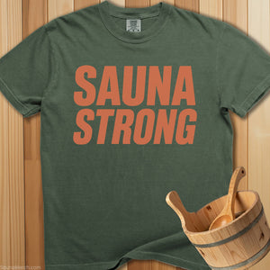 Sauna Strong T-Shirt - Moss