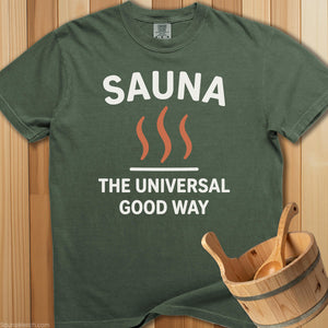 Sauna The Universal Good Way T-Shirt - SaunaMerch