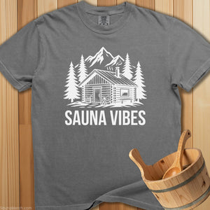 Sauna Cabin Vibes T-Shirt - Grey