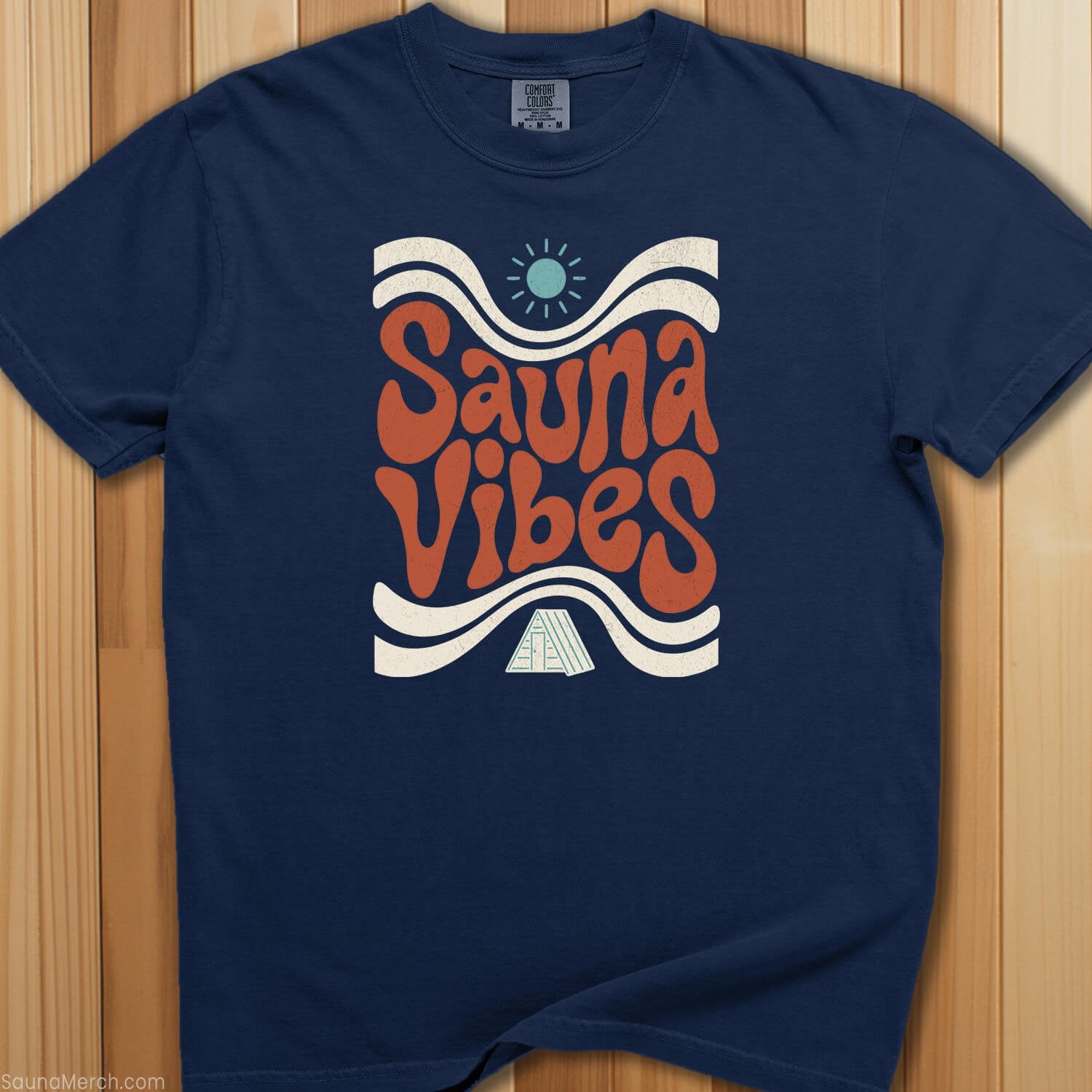 Sauna Vibes T-Shirt - SaunaMerch