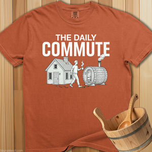 The Daily Commute Sauna T-Shirt - SaunaMerch