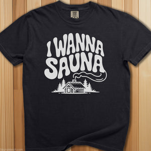 Wanna Sauna T-Shirt - SaunaMerch