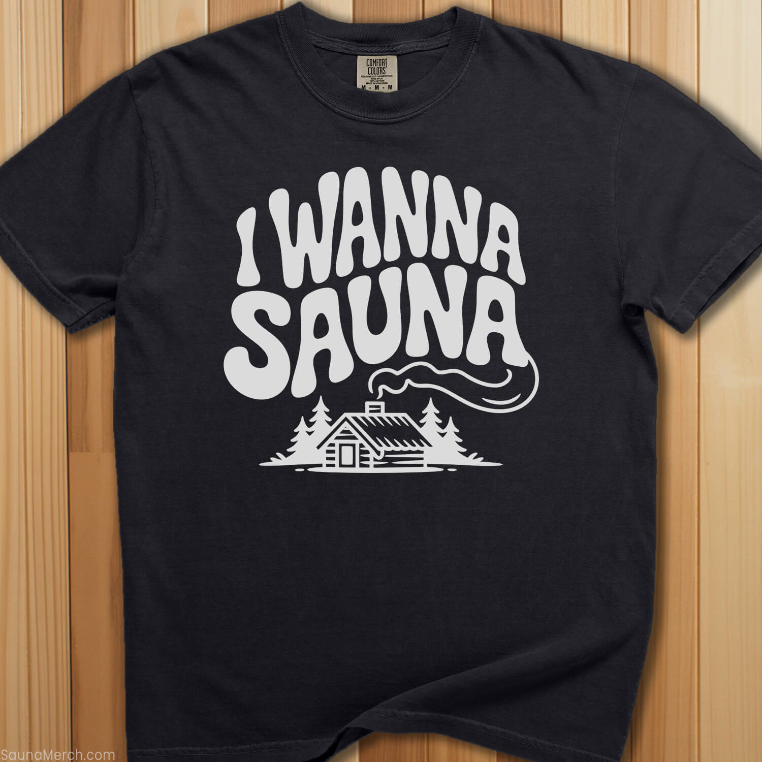Wanna Sauna T-Shirt - SaunaMerch