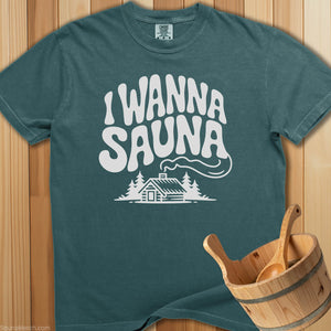 Wanna Sauna T-Shirt - SaunaMerch