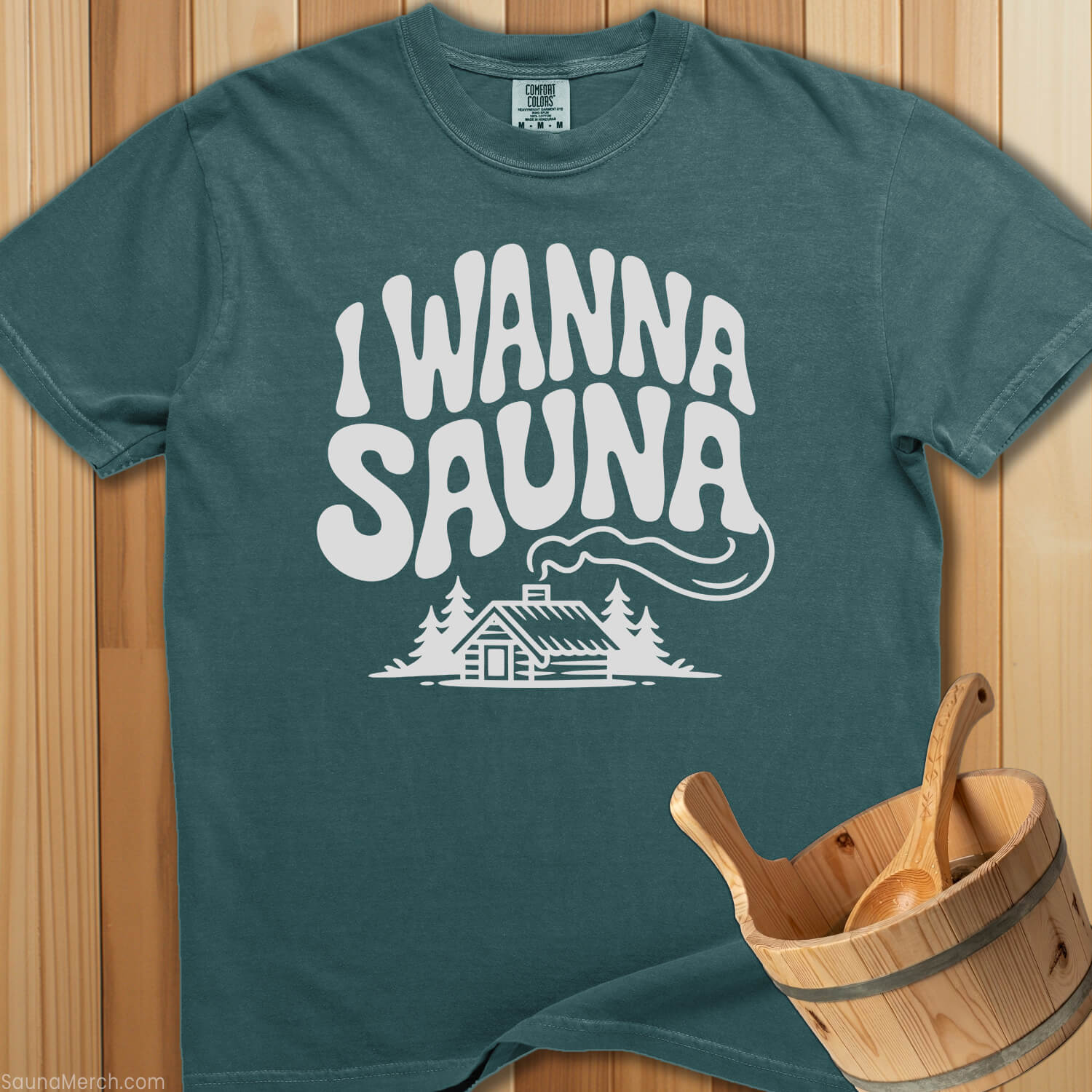 Wanna Sauna T-Shirt - SaunaMerch