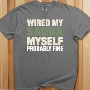 Wired Sauna Myself T-Shirt - SaunaMerch