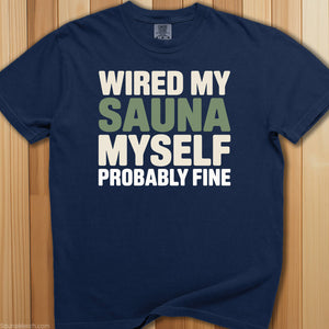 Wired Sauna Myself T-Shirt - SaunaMerch