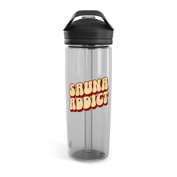 Sauna Addict Retro Water Bottle - Perfect Sauna Gift Idea