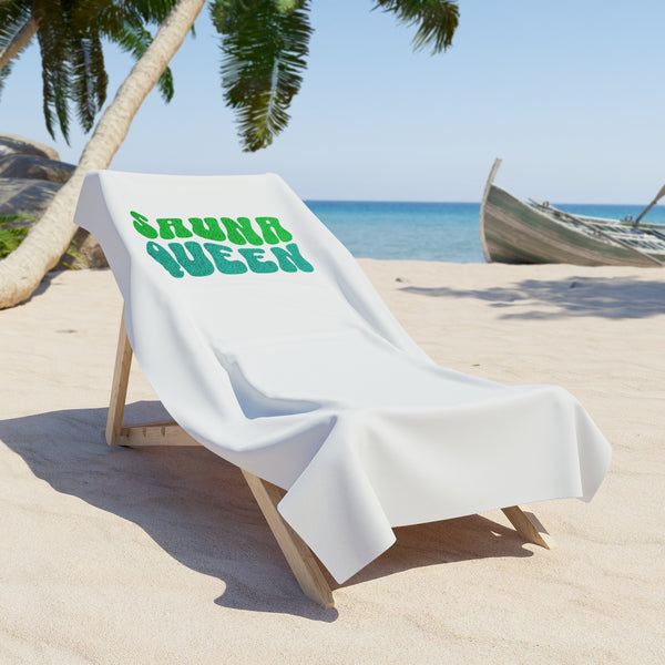 "Sauna Queen" Luxe Towel - Embrace Your Sauna Passion