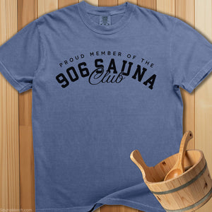 906 Sauna Club Member T-Shirt - Blue Jean