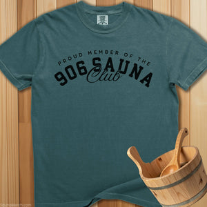 906 Sauna Club Member T-Shirt - Blue Spruce